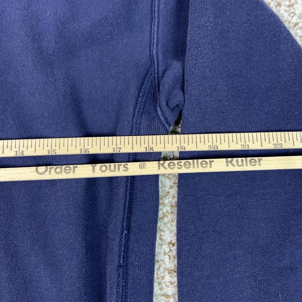 Polo Ralph Lauren Hoodie Womens Small Blue Full Zip Fleece Sweatshirt Logo Top - Picture 9 of 10
